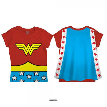 Wonder Woman Toddler's Red Cape T-Shirt