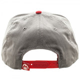 Nintendo Mario Rubber Sonic Weld Gray/Red Snapback