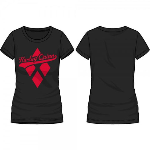 DC Comics Harley Quinn Diamond Black Tee