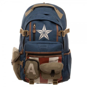 Marvel Captain America Built with Herringbone Backpack