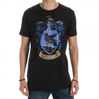 Harry Potter Ravenclaw Crest Men's Black T-Shirt