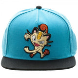 Pokemon Meowth Color Block Snapback