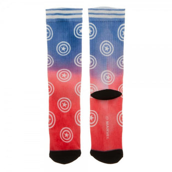 Marvel Captain America Ombre Crew Socks