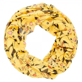 Pokemon Pikachu Toss Print Infinity Viscose Scarf