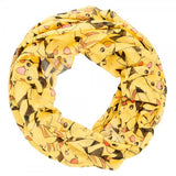 Pokemon Pikachu Toss Print Infinity Viscose Scarf