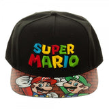 Super Mario Bros. Printed Vinyl Bill Snapback