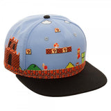 Mario 8Bit All Over Scene Snapback