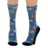 Pokemon Floral Jrs. Sublimated Crew Socks