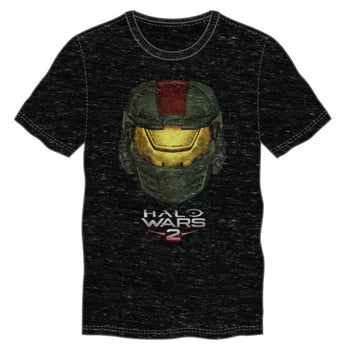 Halo Wars 2 Black Space Dye Mens Tee