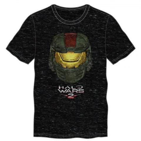 Halo Wars 2 Black Space Dye Mens Tee