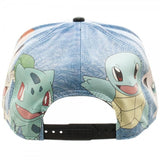 Pokemon Printed PU Snapback