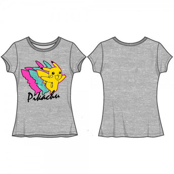 Pokemon Pikachu Girls Glitter Tee