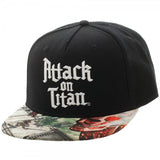 Attack on Titan Sublimated Bill Snapback