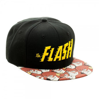 SB4AFHDCO DC Comics Flash Halftone Black Snapback