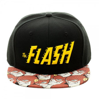 DC Comics Flash Halftone Black Snapback