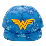 DC Comics Wonder Woman Mono Floral Slouch Snapback