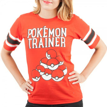 Pokemon Tranier Red Hockey Juniors Tee