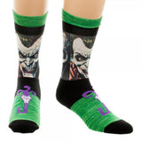 DC Comics Joker Sublimated Panel Marled Crew Socks