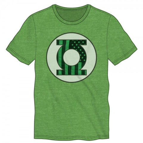 DC Comics Green Lantern Heather Green Logo Tee