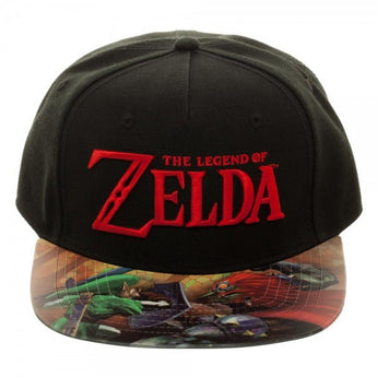 Zelda Printed PVC Bill Snapback