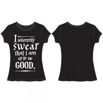 Harry Potter Girls I Solemnly Swear Sugar Print Tee