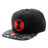 Civil War Black Widow Snapback