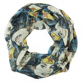 DC Comics Wonder Woman Halftone Infinity Scarf