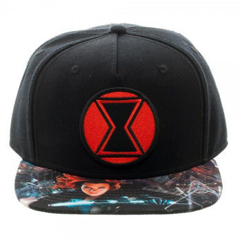 Civil War Black Widow Snapback