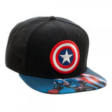 Marvel Captain America Sublimated Bill Snapback