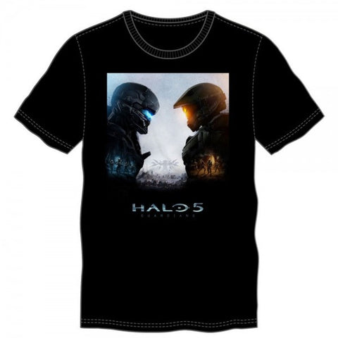 Halo 5 Mens Poster Art Black Tee