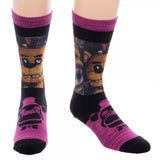 Five Nights at Freddy's Sublimated Panel Marled Crew Socks