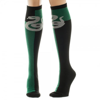 Harry Potter Slytherin Green/Black Knee High Socks