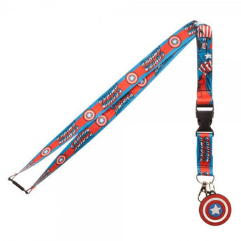 Marvel Captain America Logo Character Lanyard