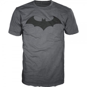 Batman Bat Fly Men's Charcoal Tee