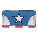 Marvel Captain America Jrs. Zip Around Wallet