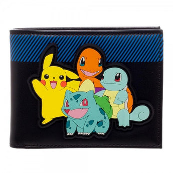 Pokemon Group Rubber Patch Bi-Fold Wallet