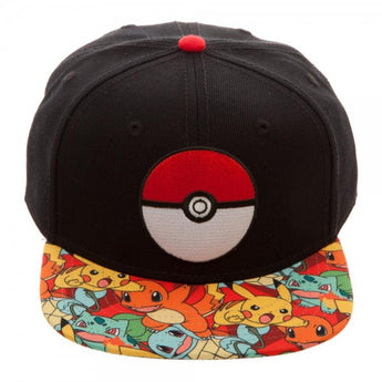 Pokemon Pokeball Sublimated Bill Youth Snapback