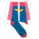 DC Comics Wonder Woman Pink Cape Socks