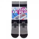 Nintendo Controller Sublimated Panel Crew Socks