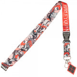 DC Comics Harley Quinn Comic/Logo Lanyard