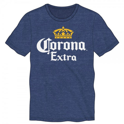 Corona Extra Mens Navy Heather Tee