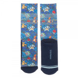 Pokemon Floral Jrs. Sublimated Crew Socks