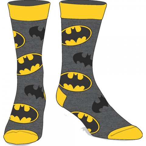 Batman Large All of Print Crew Socks