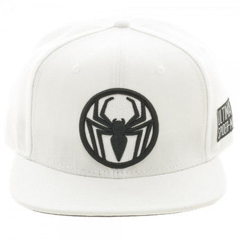 White Ultimate Spiderman Snapback w/ Black Logo