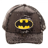 DC Comics Girls Batman Sequin Adjustable Hat