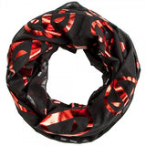 Marvel Deadpool Foil Toss Print Infinity Scarf