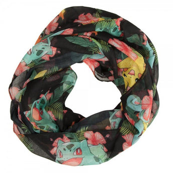 Pokemon Floral Infinity Viscose Scarf