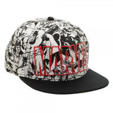 Marvel Comics All Over Print Black/White Snapback