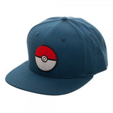 Pokemon Pokeball Blue Snapback