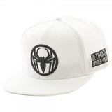 White Ultimate Spiderman Snapback w/ Black Logo